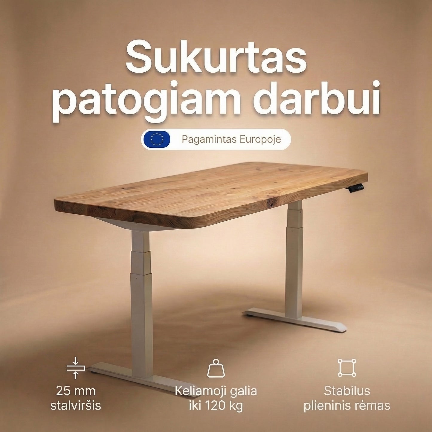 Reguliuojamo aukščio stalas RisoraOne