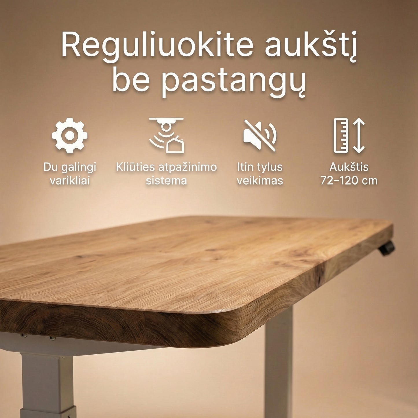 Reguliuojamo aukščio stalas RisoraOne