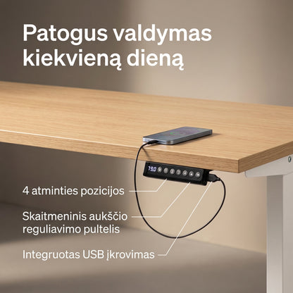 Reguliuojamo aukščio stalas RisoraOne